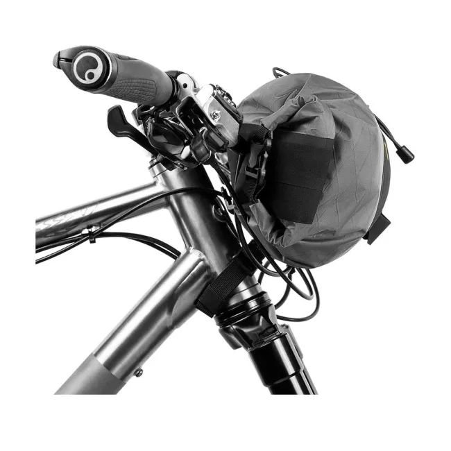Apidura - geanta bicicleta cu prindere pe ghidon, Backcountry 2.0 Handlebar Pack 7 litri - gri negru galben