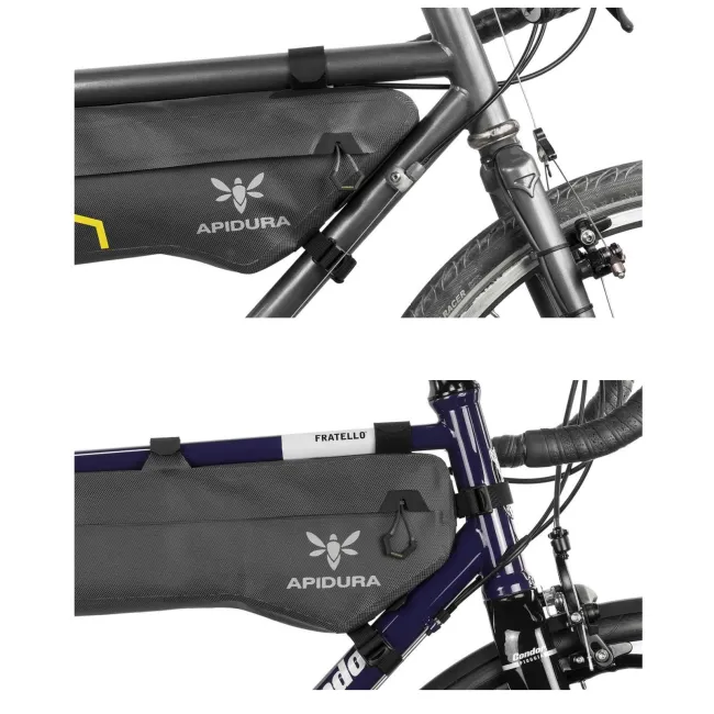 Apidura - geanta cadru bicicleta Expedition Frame Pack 5 litri (pentru cadru inalt) - gri negru