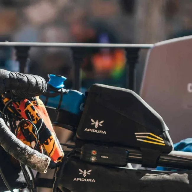 Apidura - geanta mica cadru bicicleta Racing Top Tube Pack 0.5 litri - negru