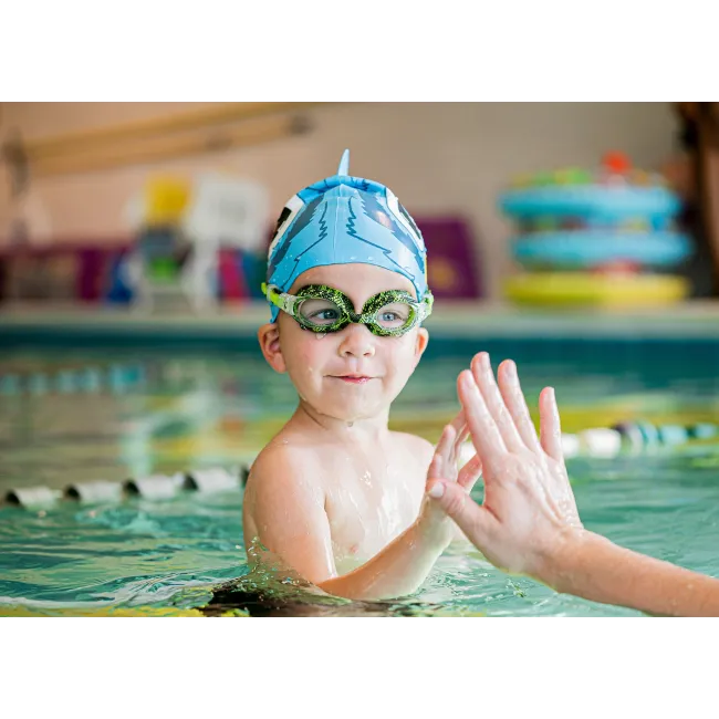 Finis - ochelari inot confortabili pentru copii (4-10 ani) Adventure Goggles - verde sarpe