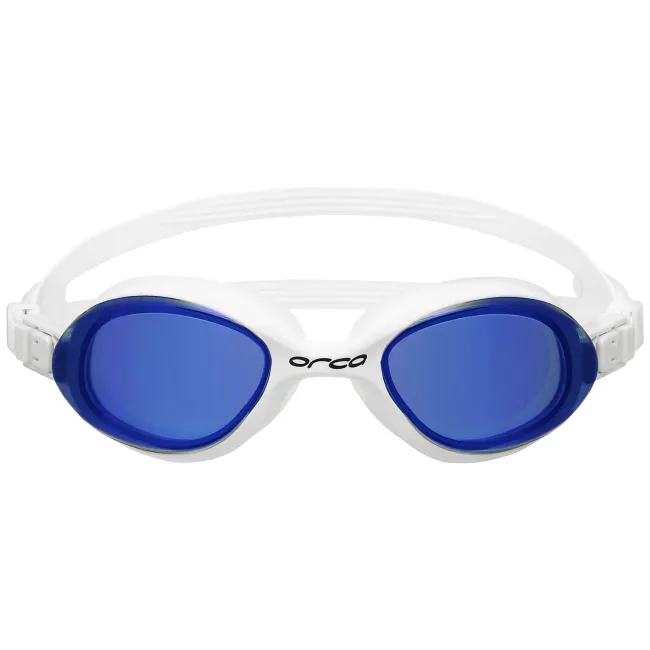 Orca - ochelari inot triatlon si ape deschise - Killa 180° - alb albastru