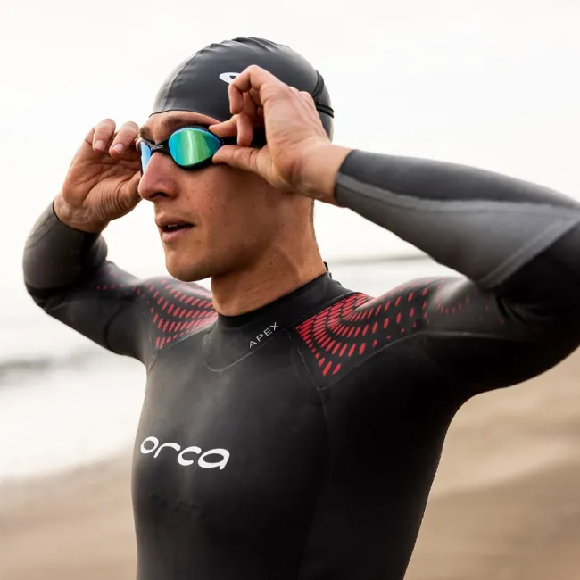 Orca - ochelari inot triatlon si ape deschise - Killa 180° - alb albastru