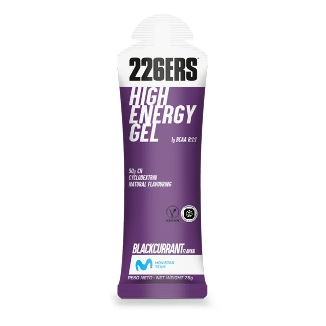 226ers - gel energie - High Energy Gel - coacaze negre - 76g