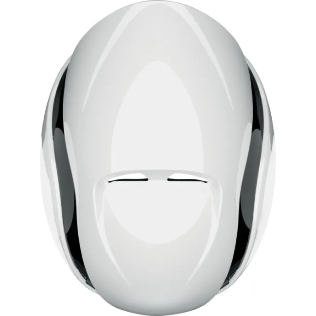 Abus - casca ciclism sosea triatlon Gamechanger tri helmet - alb lucios negru
