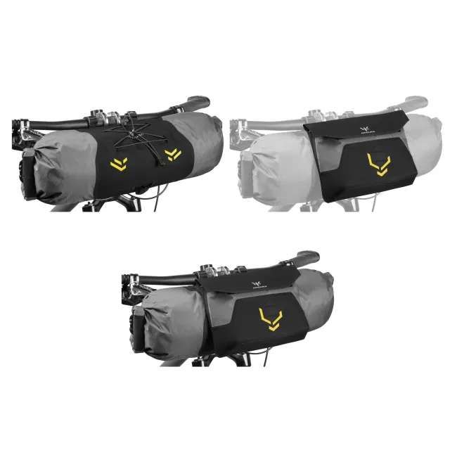 Apidura - geanta mica ghidon bicicleta Backcountry 2.0 Backcountry Accessory Pocket 4 litri - negru gri