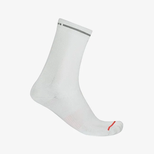 Castelli - sosete ciclism - Premio Evo 18 Sock - alb