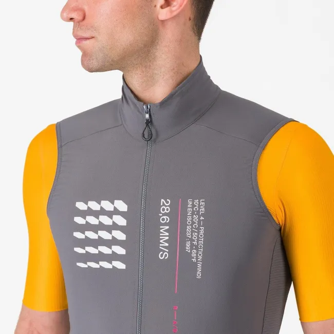 Castelli - vesta ciclism - Espresso R--A/D Vest - gri inchis Smokey