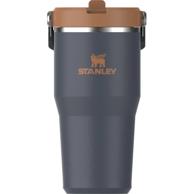 Stanley - termos tip sticla cu pai - IceFlow™ Flip Straw Tumbler - 0.6L - gri inchis