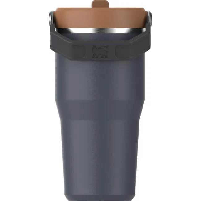 Stanley - termos tip sticla cu pai - IceFlow™ Flip Straw Tumbler - 0.6L - gri inchis