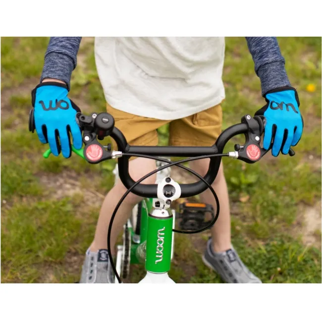 Woom - manusi ciclism copii tens bike gloves - albastru negru gri