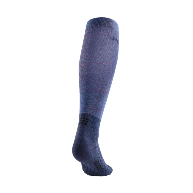 CEP - sosete compresie inalte - infrared recovery socks tall W - blue