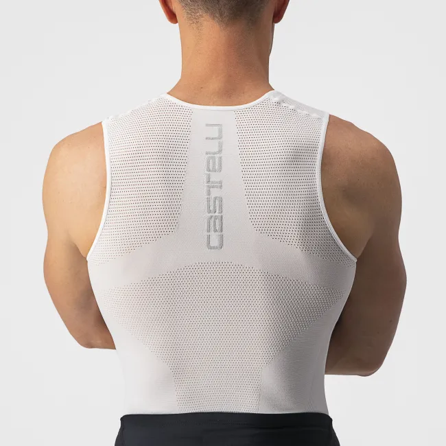 Castelli - bluza de corp fara maneci - Core Seamless Base Layer - 8-20 gr C - alb