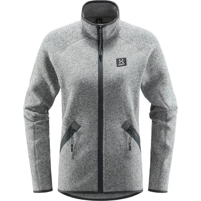 Haglofs - Jacheta fleece femei vreme rece Risberg jacket - gri deschis