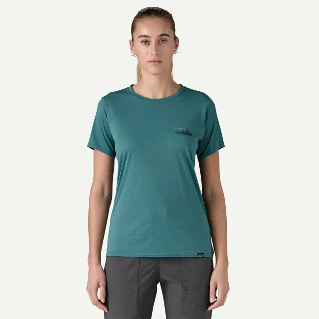 Patagonia - tricou - W Capilene Cool Daily Graphic - Verde | Albastru