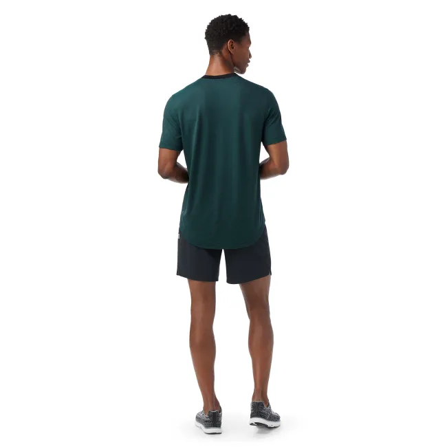 Smartwool - tricou merino - Active Mesh Short Sleeve - Verde/Negru