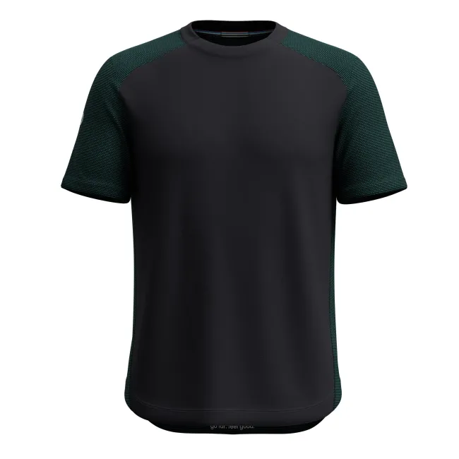 Smartwool - tricou merino - Active Mesh Short Sleeve - Verde/Negru