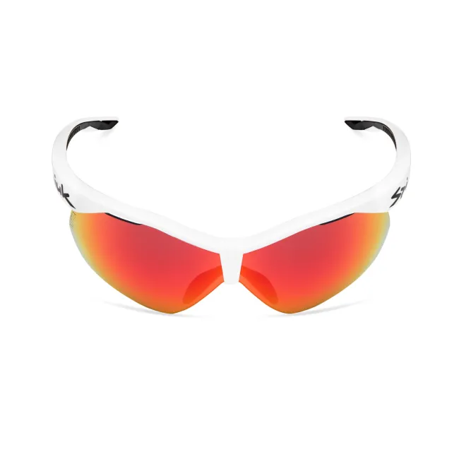 Spiuk - ochelari soare sport Ventix K, 2 lentile de schimb Nittix transparent si rosu oglinda - rama alba neagra
