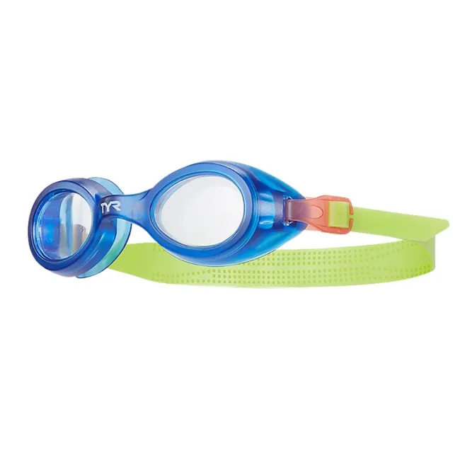 TYR - ochelari inot copii - AQUA BLAZE Youth - albastru galben fluo