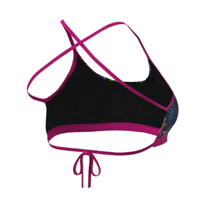 Z3R0D - sutien Costum baie femei two pieces - verde roz albastru tropadelic