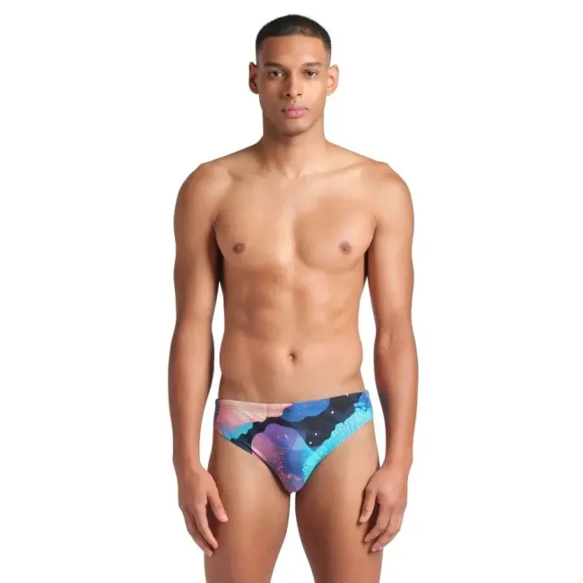 Arena - costum inot barbati - slip - Swim Br Allover - Calypso I Coral Multi