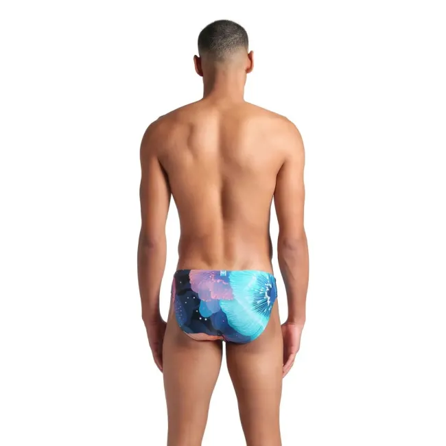 Arena - costum inot barbati - slip - Swim Br Allover - Calypso I Coral Multi
