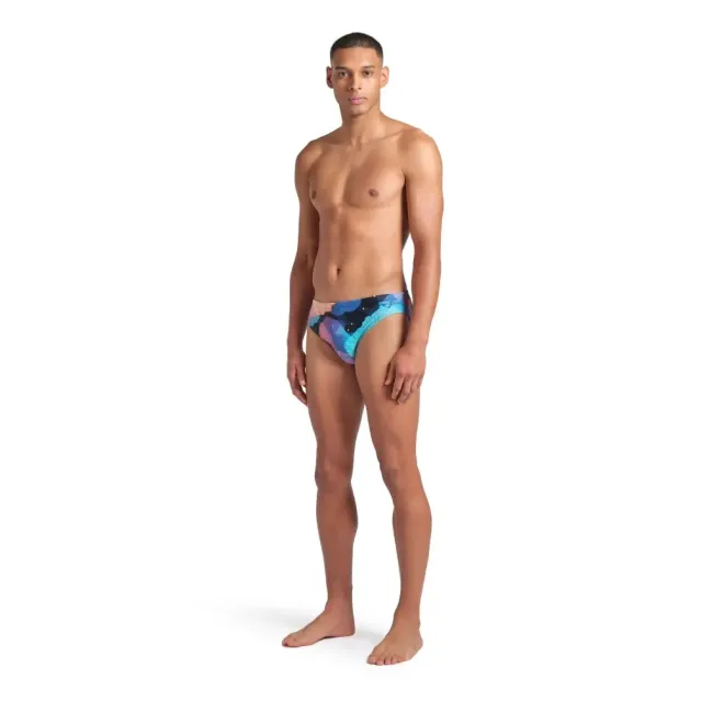 Arena - costum inot barbati - slip - Swim Br Allover - Calypso I Coral Multi