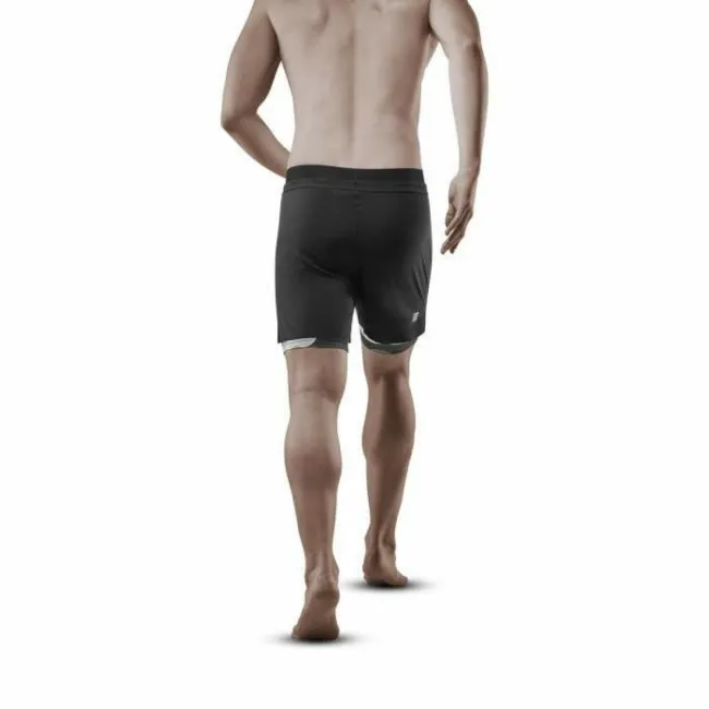 CEP - pantaloni scurti 2 in 1 - Camocloud Shorts 2 in 1 - Negru I Gri