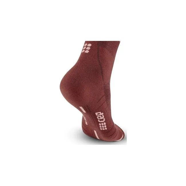 CEP - sosete compresie medii - hiking 80`s mid cut socks W - brown | rose