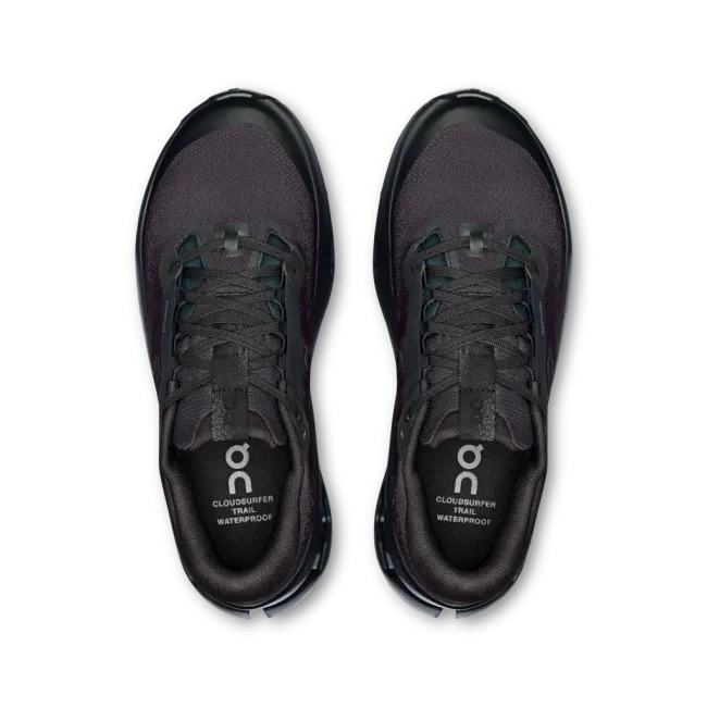 On - pantofi alergare trail - Cloudsurfer Trail 2 WP W - Black | Black