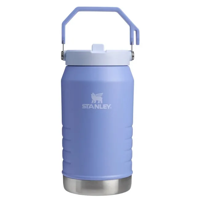 Stanley - termos clasic cu maner - The IceFlow Flip Straw Jug - Hydragea - 1.9 L