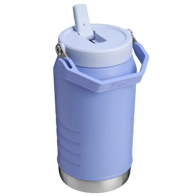 Stanley - termos clasic cu maner - The IceFlow Flip Straw Jug - Hydragea - 1.9 L