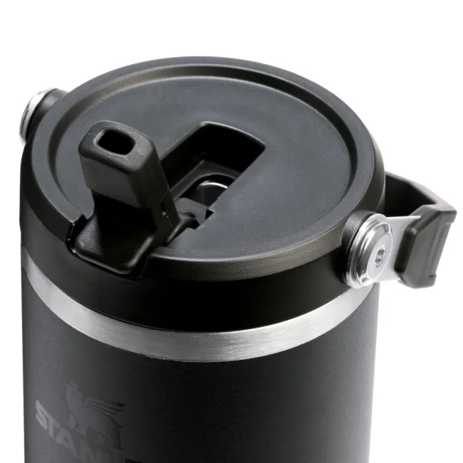 Stanley - termos tip sticla cu pai - Iceflow Flip Straw Tumbler 2.0 - negru - 0.89 L