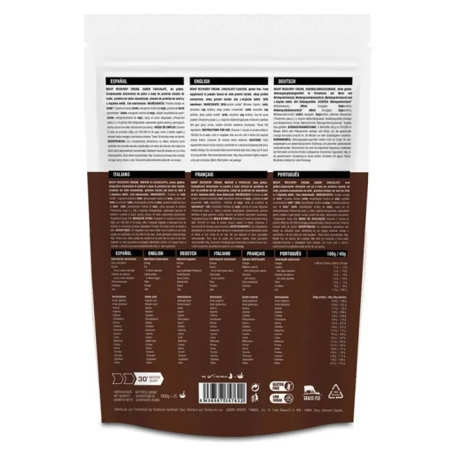 226ers - plic pudra recuperare - Night Recovery Cream 2.0 - ciocolata - 1 kg
