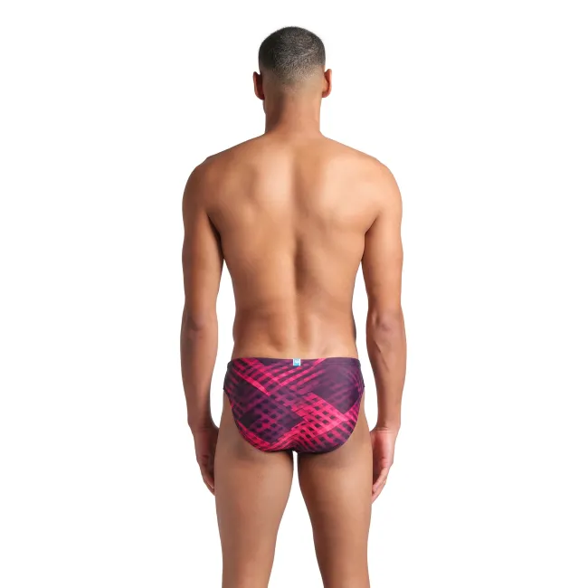 Arena - costum inot barbati - slip - Swim Br Allover - Dark Purple I Multi