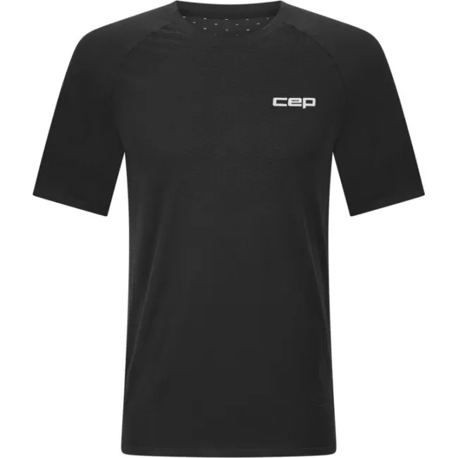 CEP - tricou tehnic - run ultralight shirt short sleeve 3.0 - black
