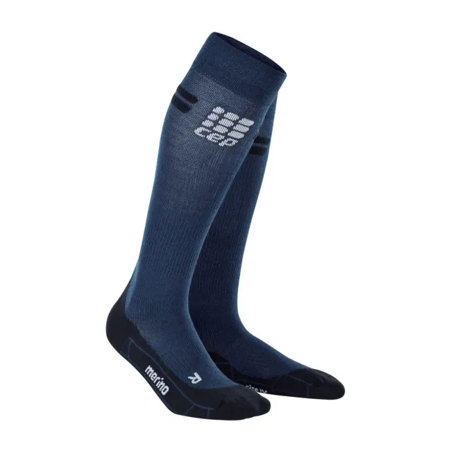 CEP Run Merino Socks W bleumarin-negru