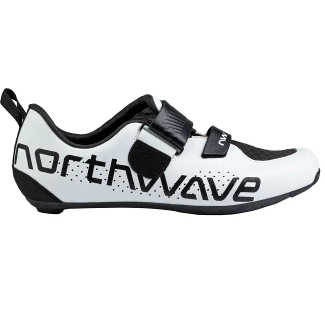 Northwave - pantofi ciclism sosea triatlon - Tribute Carbon - White | Black