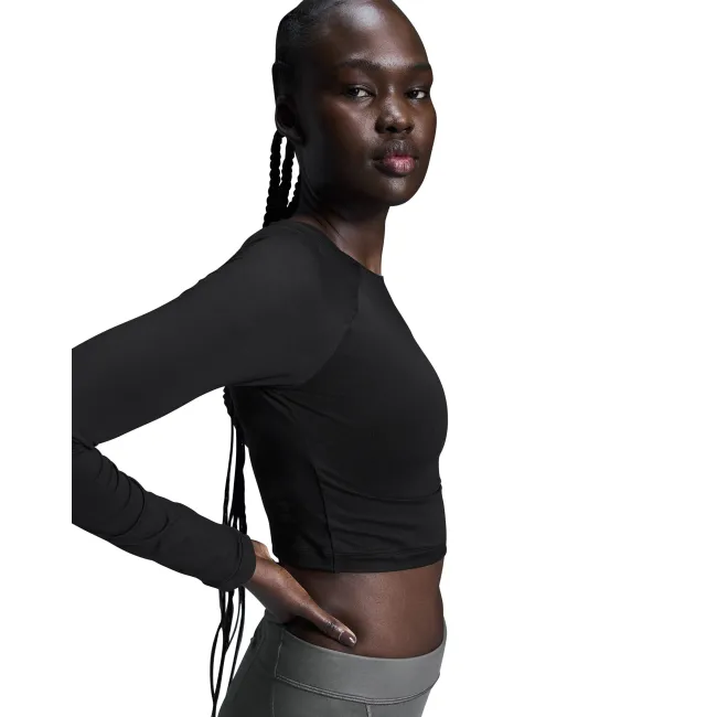 On - bluza - Studio Long-T Crop W - Black