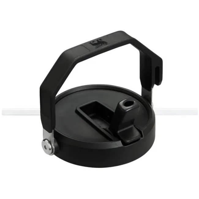 Stanley - termos clasic cu maner - The IceFlow Flip Straw Jug - negru - 1.9 Litri