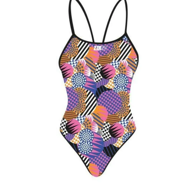 Z3R0D - costum inot intreg pentru fete - Patchwork