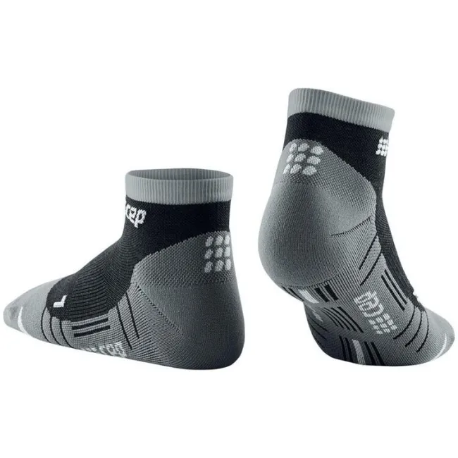 CEP - sosete compresie peste glezna - hiking light merino low-cut socks - stonegrey | grey