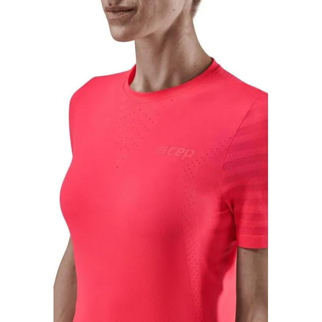 CEP - tricou cu maneca scurta - Run UltraLight Shirt W - Roz