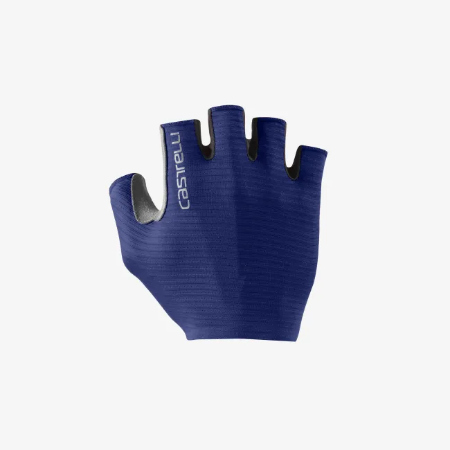 Castelli - manusi ciclism degete scurte - Espresso Glove - albastru belgian