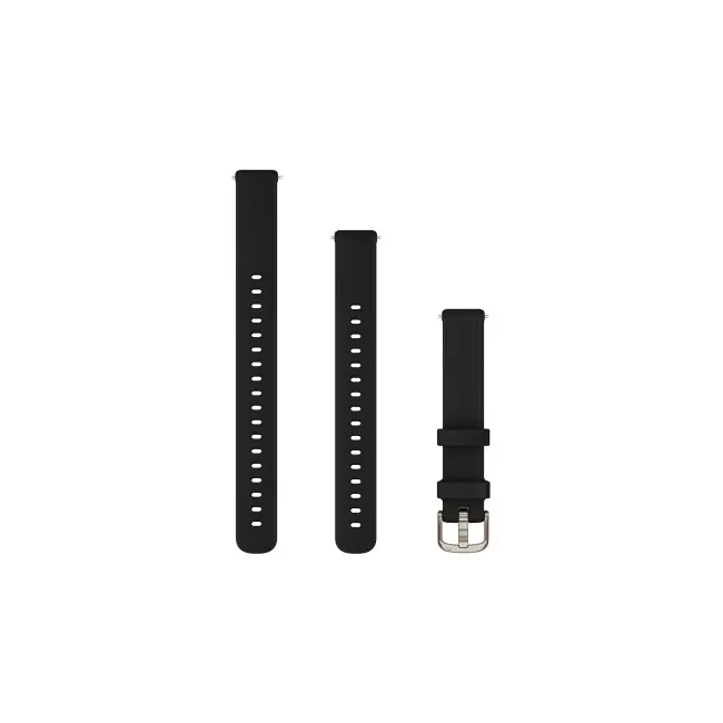 Garmin - curea silicon - Lily 2 - 14 mm - black | cream gold