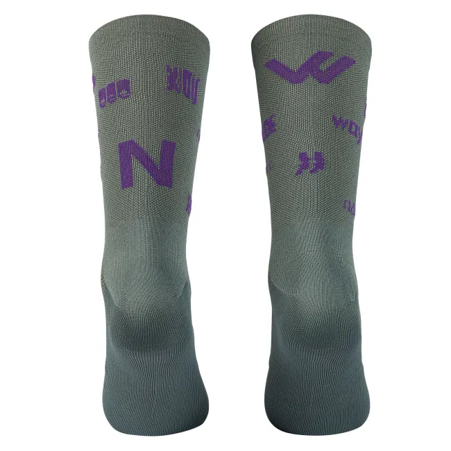 Northwave - sosete ciclism - Type Sock - Sage | Dark Purple