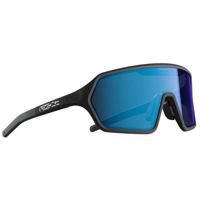 Ochelari de soare electro fotocromatici React Swiss REV SKY - lentila albastra si rama neagra - masura M