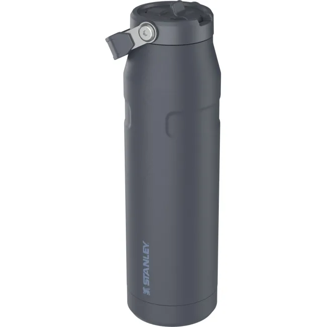 Stanley - termos tip sticla cu pai - Iceflow Flip Straw Lid - gri inchis - 1.06 L