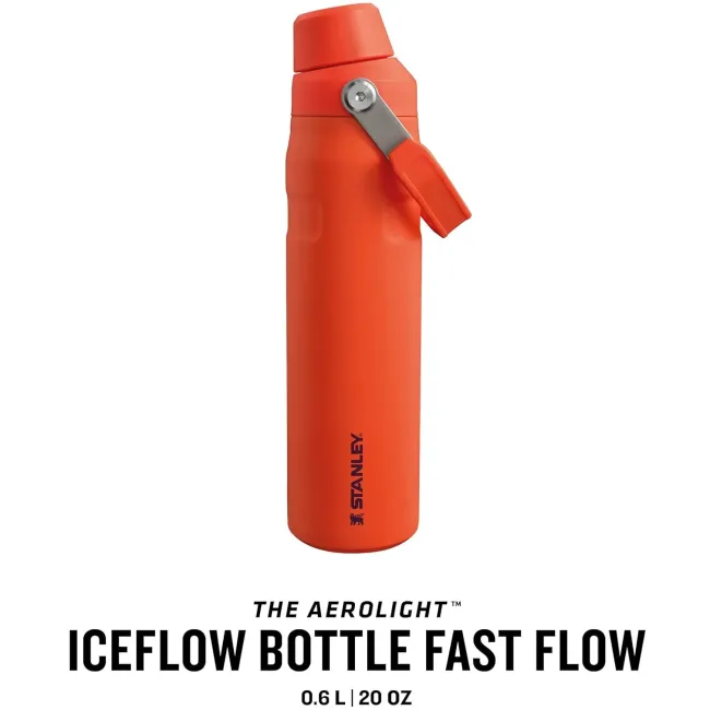 Stanley -termos tip sticla Aerolight Iceflow Fast Flow Lid bottle - portocaliu crin tiger lily - 591 ml