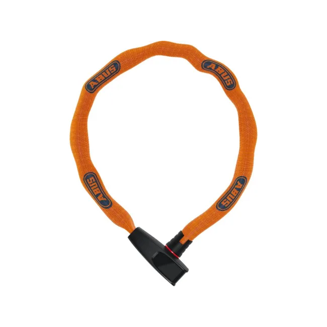 Abus - antifurt bicicleta - lant cu cheie - Catena 6806K/85 - portocaliu