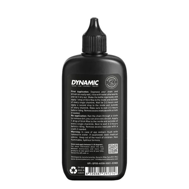Dynamic Bike Care - Lubrifiant universal lant bicicleta All-weather Slick Wax - 100ml